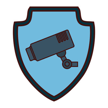 surveillance camera emblem icon image vector illustration designのイラスト素材