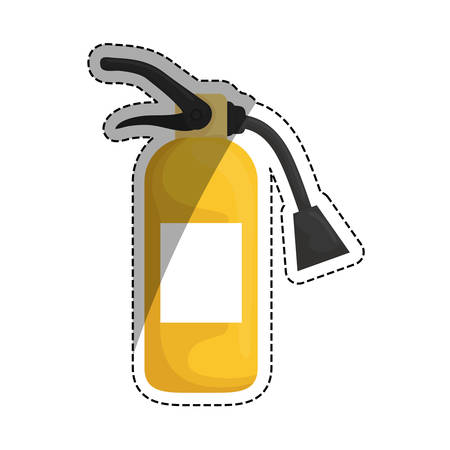 Fire extinguisher equipment icon vector illustration graphic designのイラスト素材