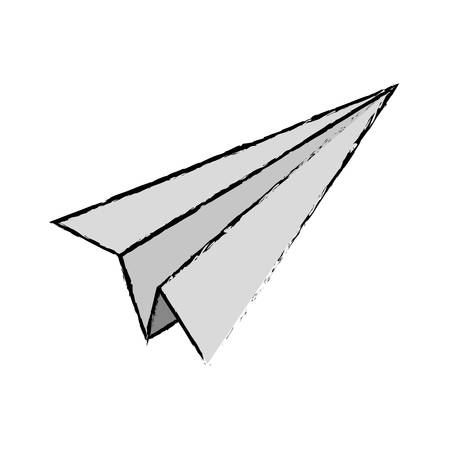 Paper plane origami icon vector illustration graphic designのイラスト素材