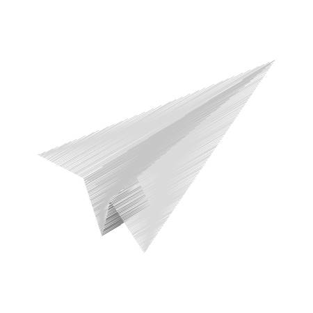 Paper plane origami icon vector illustration graphic designのイラスト素材
