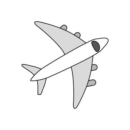 Airplane travel transport icon vector illustration graphic designのイラスト素材