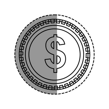 Isolated Coin money icon vector illustration graphic designのイラスト素材