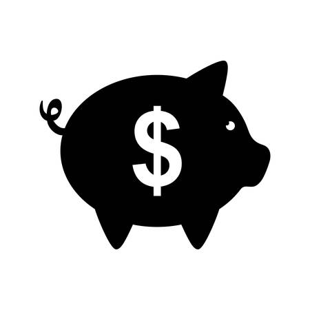 Piggy savings money icon vector illustration graphic designのイラスト素材