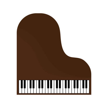 classic piano icon image vector illustration designのイラスト素材