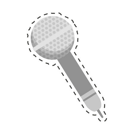 microphone music icon image vector illustration designのイラスト素材