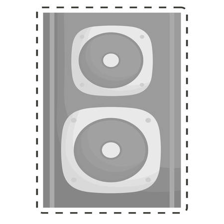concert speaker icon image vector illustration designのイラスト素材