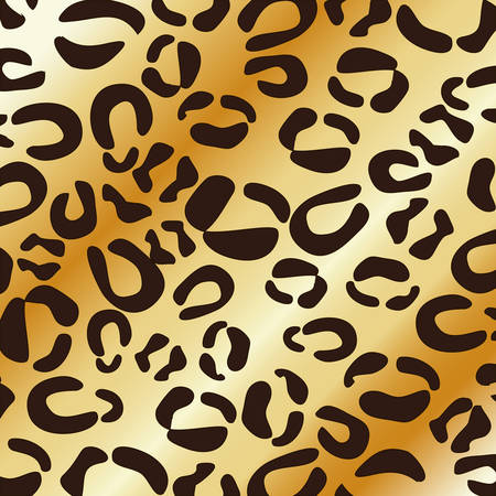leopard animal print pattern image vector illustration designのイラスト素材