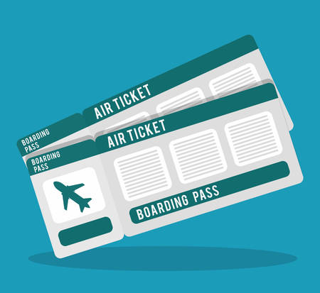 boarding pass icon image vector illustration designのイラスト素材