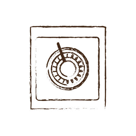 closed box save money bank sketch vector illustration eps 10のイラスト素材