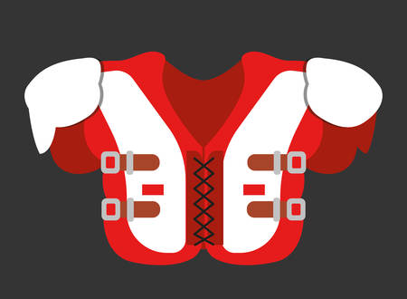 protection gear american football sport related icon image vector illustration designのイラスト素材