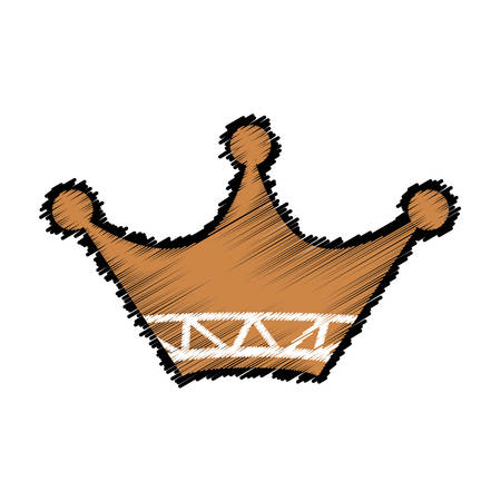 Crown royal symbol icon vector illustration graphic designのイラスト素材