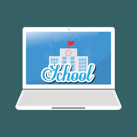 back to school season icon vector illustration graphic designのイラスト素材
