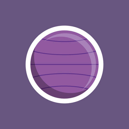 stability ball workout icon vector illustration graphicのイラスト素材
