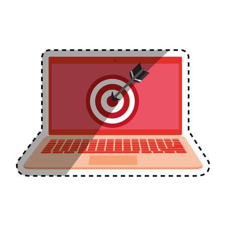 Laptop computer technology icon vector illustration graphic designのイラスト素材