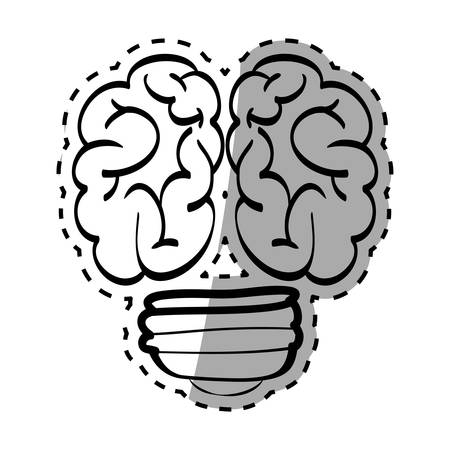 Bulb light draw icon vector illustration graphic designのイラスト素材