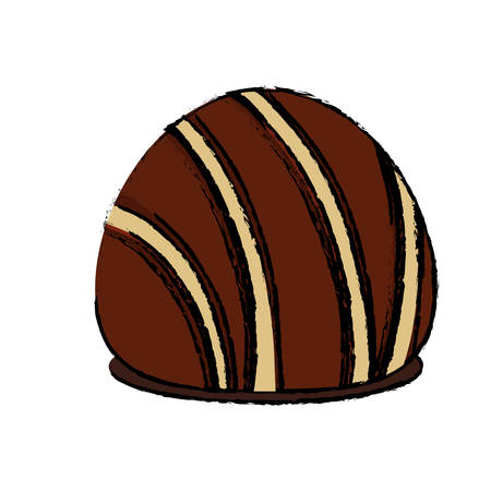 Dessert sweet roll icon vector illustration graphic designのイラスト素材