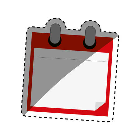 Scrapbook paper card icon vector illustration graphic designのイラスト素材