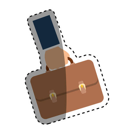 Business briefcase accesorie icon vector illustration graphic designのイラスト素材