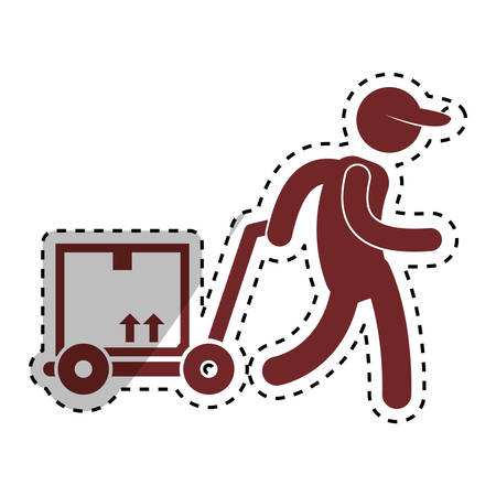 Delivery and logistic icon vector illustration graphic designのイラスト素材