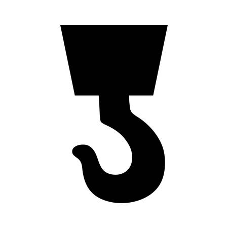 Construction hook crane icon vector illustration graphic designのイラスト素材