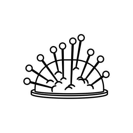 Isolated sewing pins icon vector illustration graphic designのイラスト素材