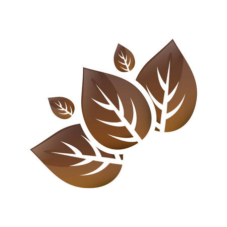 Leaves natural concept icon vector illustration graphic designのイラスト素材