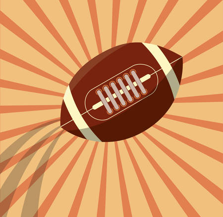 american football ball icon vector illustration graphic designのイラスト素材
