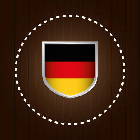 german country flag icon vector illustration graphic designのイラスト素材