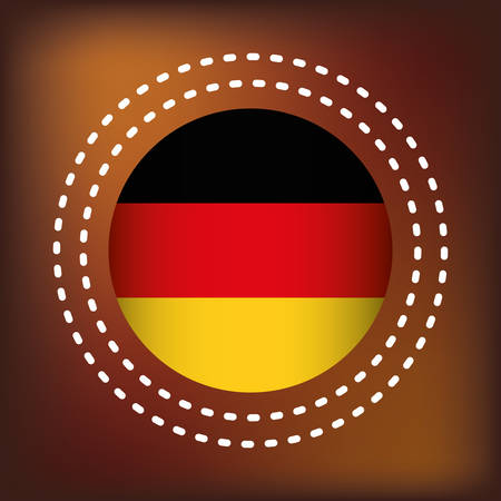german country flag icon vector illustration graphic designのイラスト素材