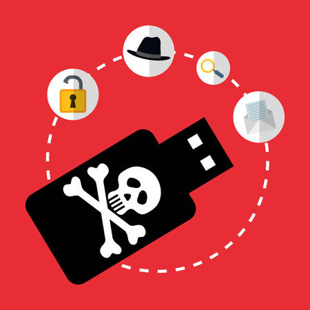 Security system technology icon vector illustration graphic designのイラスト素材