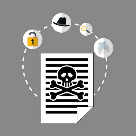 Security system technology icon vector illustration graphic designのイラスト素材