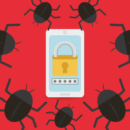 Security system technology icon vector illustration graphic designのイラスト素材