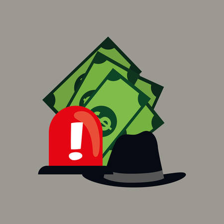 Counterfeiter money icon vector illustration graphic design icon vector illustration graphic designのイラスト素材