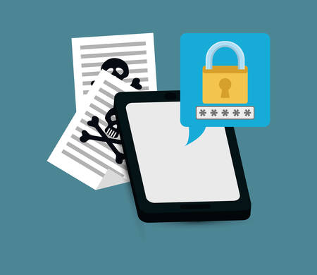Security system technology icon vector illustration graphic designのイラスト素材