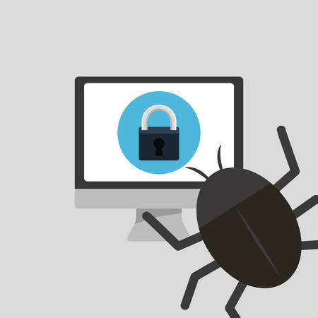 Security system technology icon vector illustration graphic designのイラスト素材