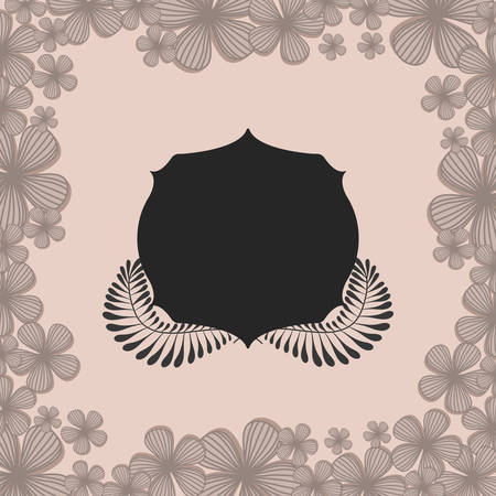 Rustic decorative style icon vector illustration graphic designのイラスト素材