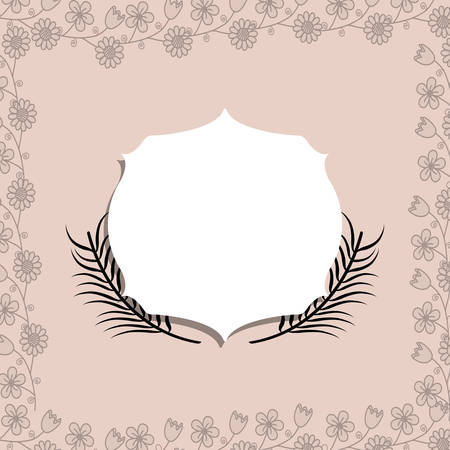 Rustic decorative style icon vector illustration graphic designのイラスト素材