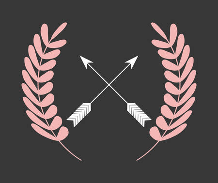 Rustic decorative style icon vector illustration graphic designのイラスト素材