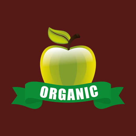 organic food product icon vector illustration graphic designのイラスト素材