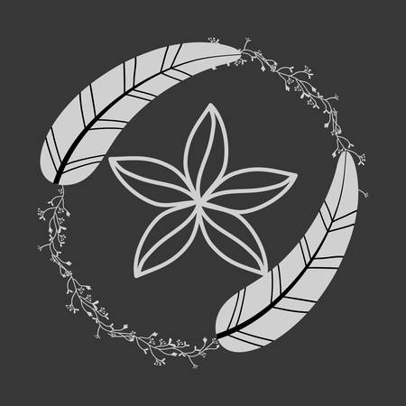 Rustic decorative style icon vector illustration graphic designのイラスト素材