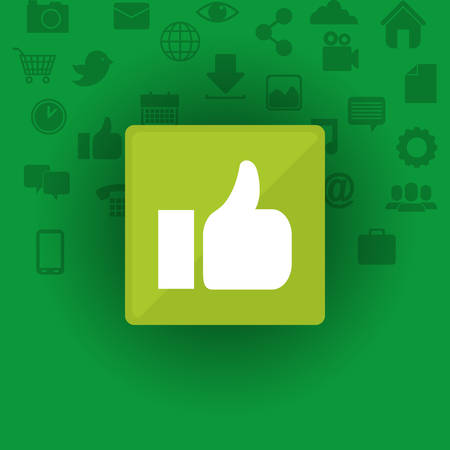 Social media and networking icon vector illustration graphic designのイラスト素材