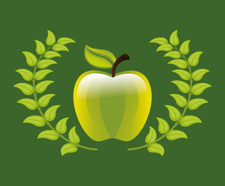 delicious fresh fruits icon vector illustration graphic designのイラスト素材