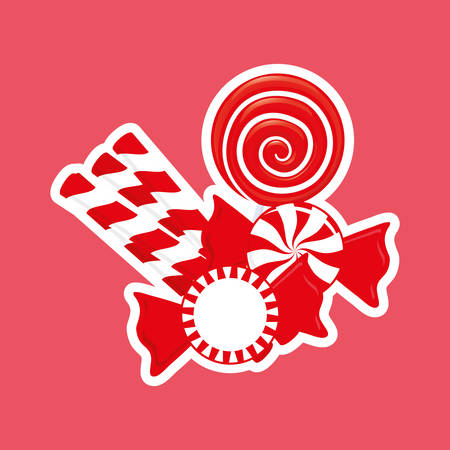 sweet candy shop icon vector illustration graphic designのイラスト素材