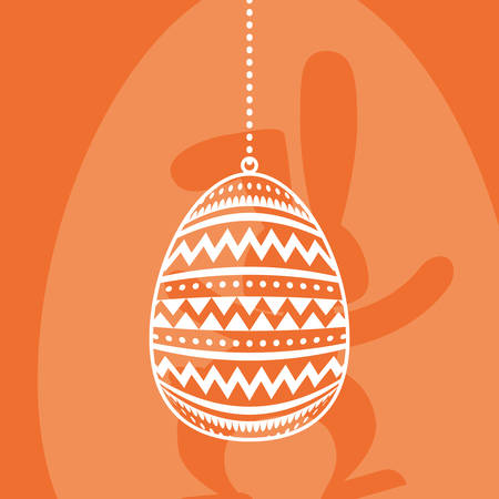 Happy easter card icon vector illustration graphic designのイラスト素材