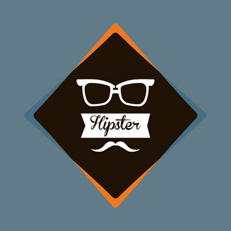 Hipster fashion lifestyle icon vector illustration graphic designのイラスト素材