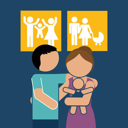 family home relationship icon vector illustration graphic designのイラスト素材