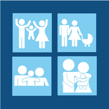 family home relationship icon vector illustration graphic designのイラスト素材