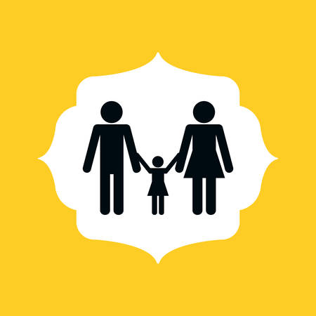 family home relationship icon vector illustration graphic designのイラスト素材