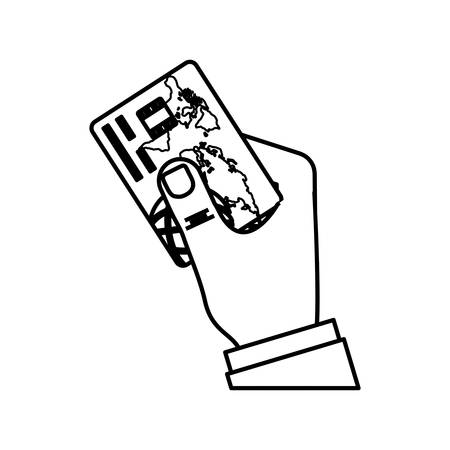Bank credit card icon vector illustration graphic designのイラスト素材