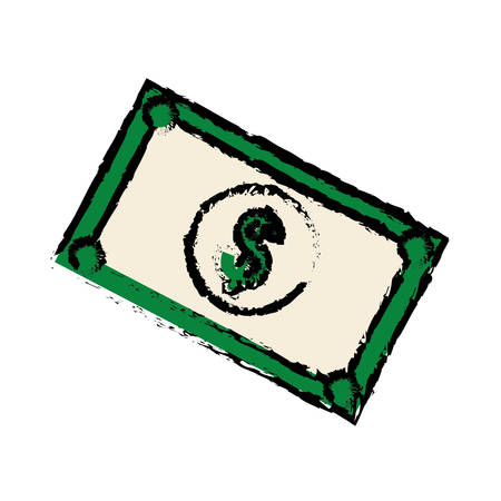 Money billets cash icon vector illustration graphic designのイラスト素材